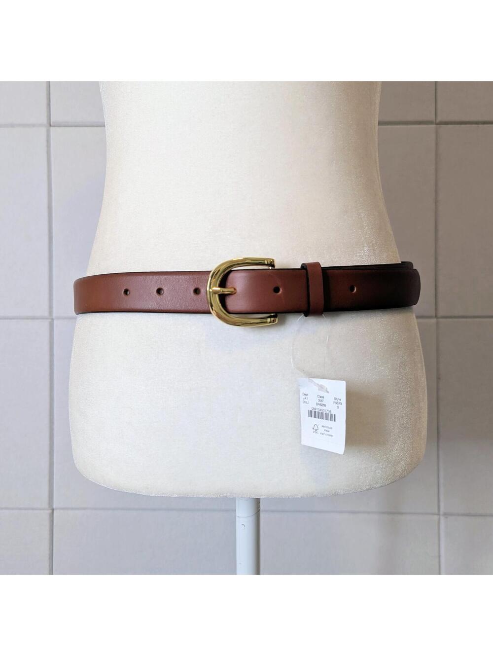 NWT J. Crew Classic Italian Leather Belt - Size S